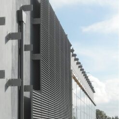 DletaMax steel louvre for wall cladding 4