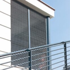Italia 80 steel louvre ventilation grille panel 1