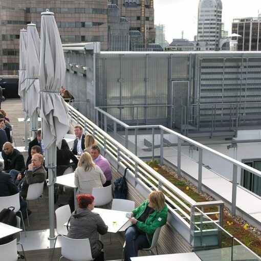 Micro 15 Stereo 4H Hilton Tower London roof top sreening 13