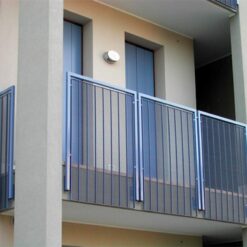 Stretto 11 balcony balustrade grating panel blue 2