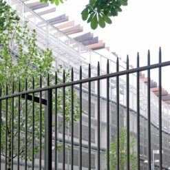 Siena railings traditional steel fence Holland Park School11