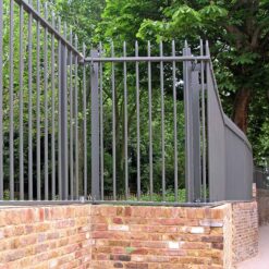 Siena railings traditional steel fence Holland Park School14