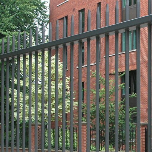 Siena railings traditional steel fence Holland Park School22
