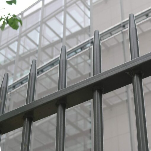 Siena railings traditional steel fence Holland Park School3 1