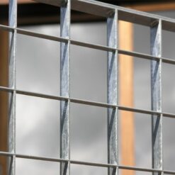 LF Garda pressure locked steel grating fence 4