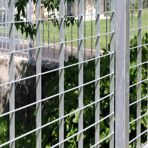 LF Garda pressure locked steel grating fence 5