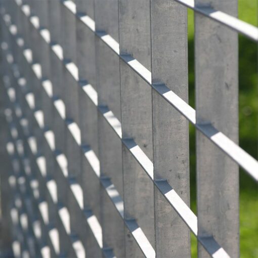 LF Garda pressure locked steel grating fence 8