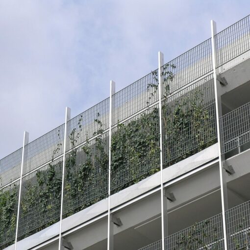 Stero 3 grating car park cladding green wall new covent garden 5