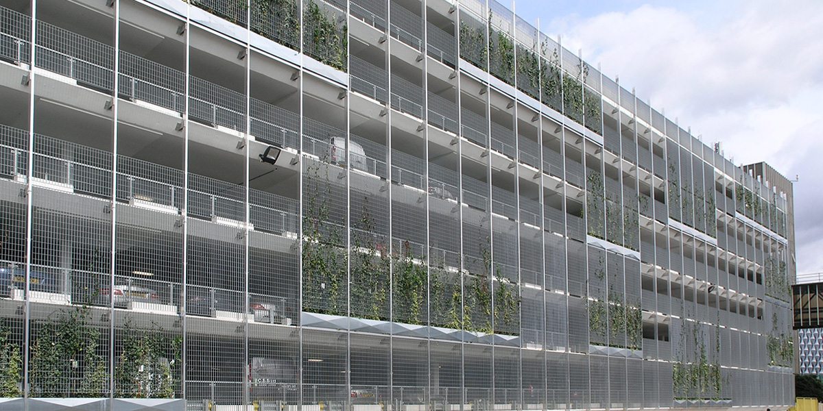 Stero 3 grating car park cladding green wall new covent garden news