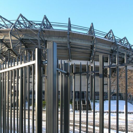 Siena Sport crowd control railing fence Murrayfield 8