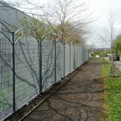 Roma 3 customised grating fence Pensnett Estate 6a