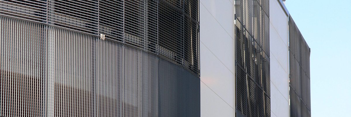 Steel grating and louvre external screens Sainsburys Redhill news1 Steel grating and louvre external screens Sainsburys Redhill news1