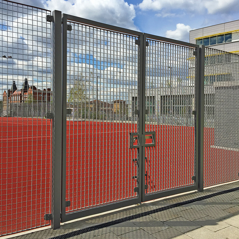 MUGA sports grating fence Gainsborough School Stratford 6