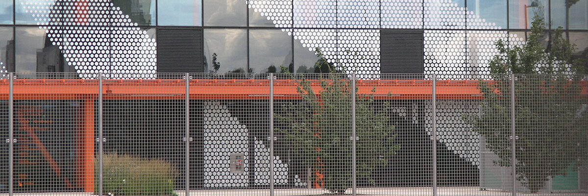MUGA sports grating fence Gainsborough School Stratford news2 MUGA sports grating fence Gainsborough School Stratford news2