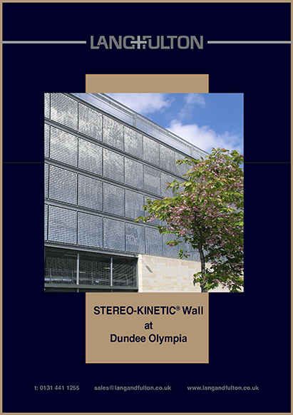 STEREO-KINETIC® Wall at Dundee Olympia