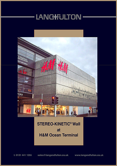STEREO-KINETIC® Wall at H&M Ocean Terminal