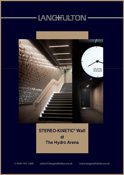 STEREO-KINETIC® Wall at The Hydro Arena