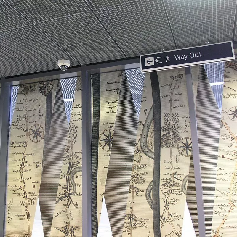 Quattro 33 Rochester Station ceiling tiles 02