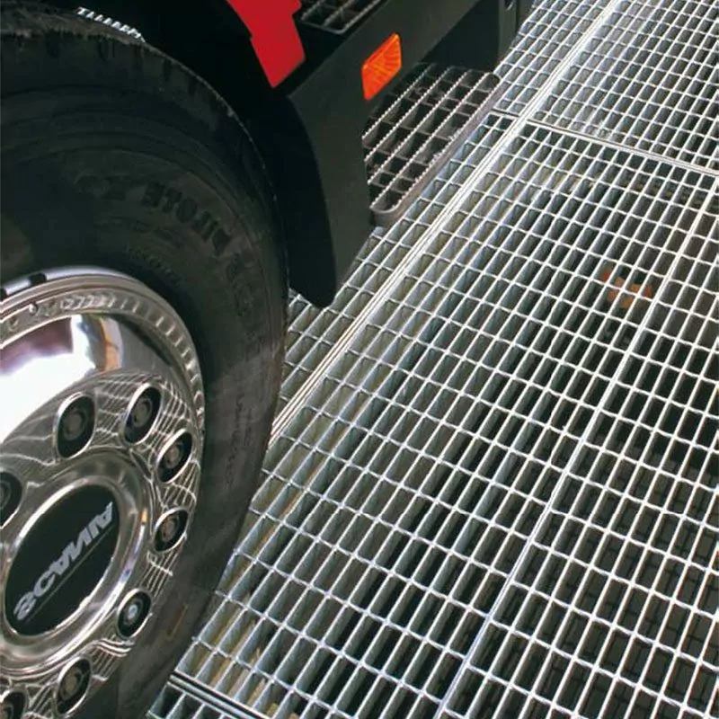 Floor Grating - Safety Grating 19 PLX 22x66 steel grating heavy vehicle loading