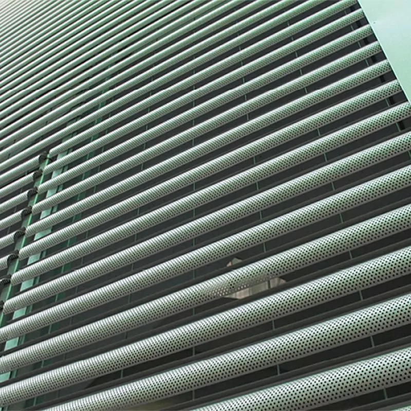 Corona & CoronaBrise 13 CoronaBrise louvred wall cladding steel panels green 2