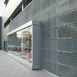 Terra-34 36 Terra 34 steel grating panel wall cladding car park Ikea 1