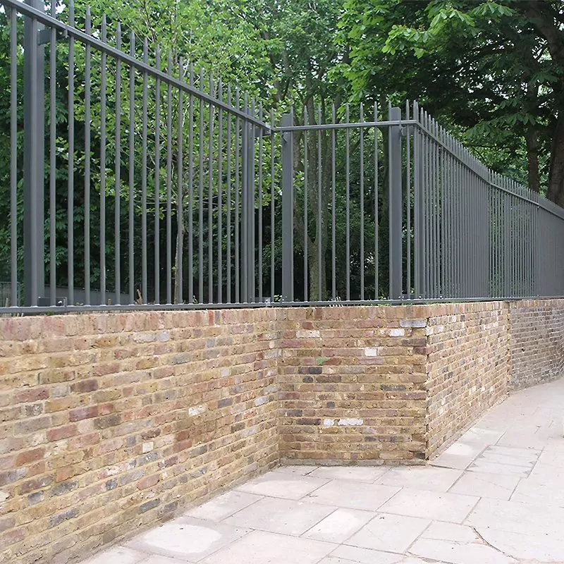 Siena railings traditional steel fence Holland Park School15