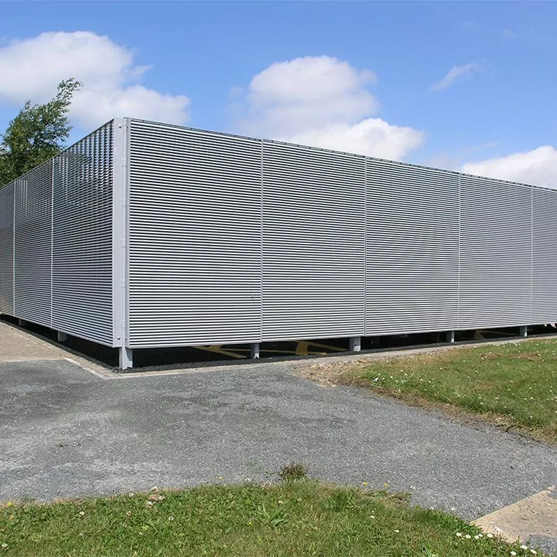 DeltaWing 100 bin store compound fencing Livingston 14
