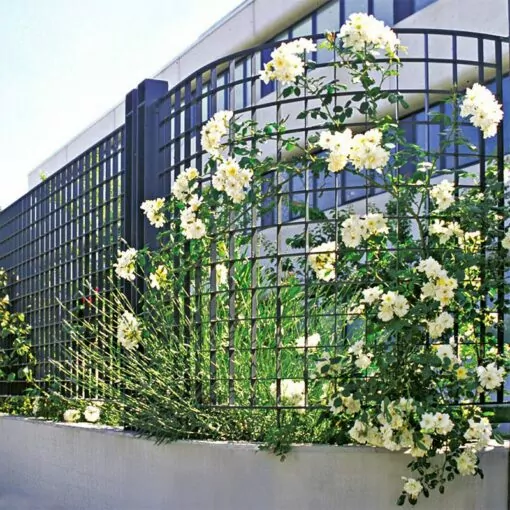 LF Garda pressure locked steel grating fence 10