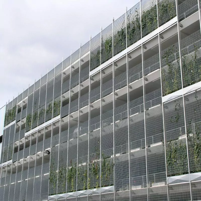 Stereo-3 17 Stero 3 grating car park cladding green wall new covent garden 20