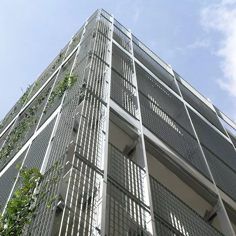 Stereo-3 13 Stero 3 grating car park cladding green wall new covent garden 3