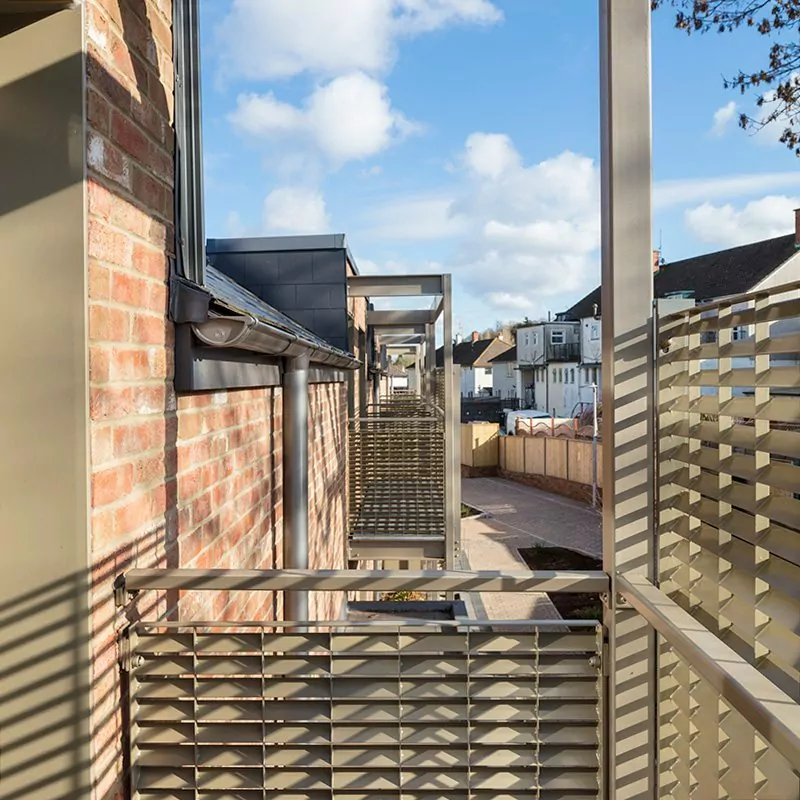 Challender Court DeltaWing louvre balcony screen 3