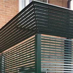 Italia Bin Stores 47 LF Italia 80 secure wheelie bin store Newham Mental Health Centre 4
