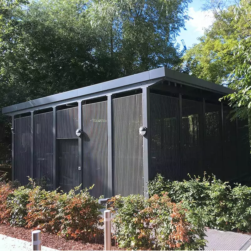 Bike Stores 10 secure cycle shelter Italia 80V 5