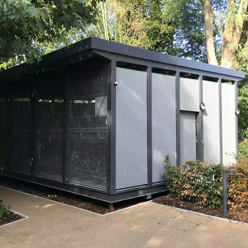 Bike Stores 14 secure cycle shelter Italia 80V
