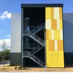 Terra-34 45 Terra 34 balustrade panels escape stair Milton Park 3