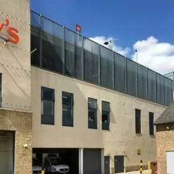 Terra-34 42 Terra 34 open mesh security screen Bicester car park Sainsbury 10