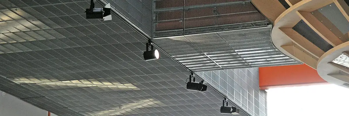 Ceiling panels Stretto 11 grating soffit and fascia cladding Here East news1 Ceiling panels Stretto 11 grating soffit and fascia cladding Here East news1