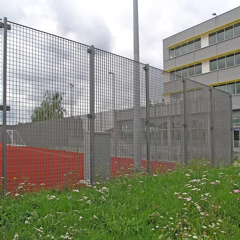 MUGA sports grating fence Gainsborough School Stratford 2
