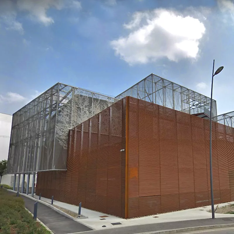 Italia corten louvre screen It 11c