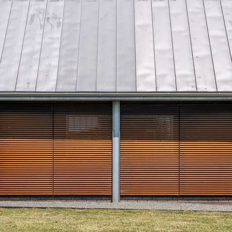 1 FG corten steel louvres